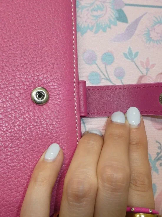 Coach Pink Leather Planner - Pocket Size *RARE* - Picture 3 of 8